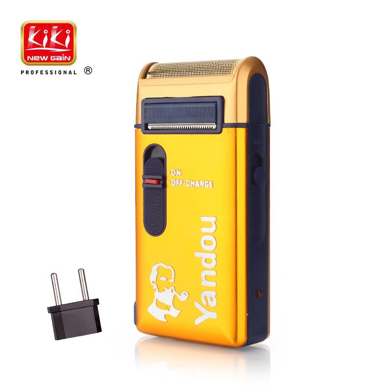 NEW GAIN YANDOU MEN'S ELECTRIC SHAVER C30-MS001 golden color aluminium alloy housing