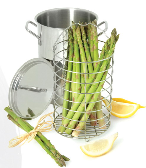 stainless steel asparagus pot