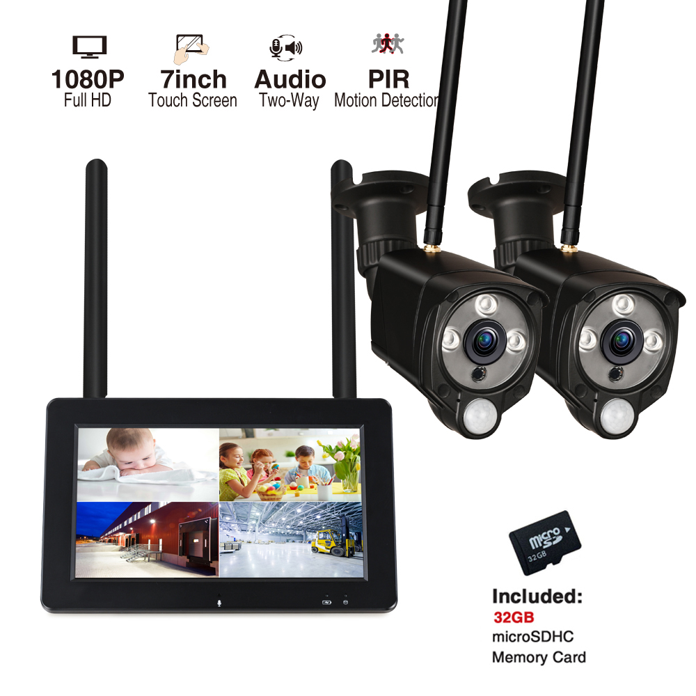 7inch wireless NVR security system