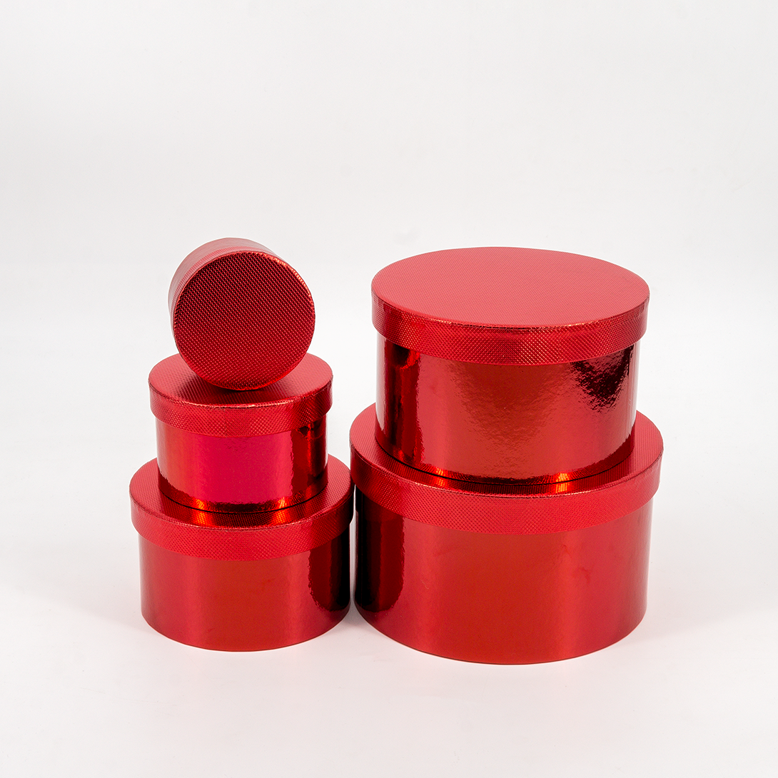 Round Storage Gift Box Packing Box 5/Set