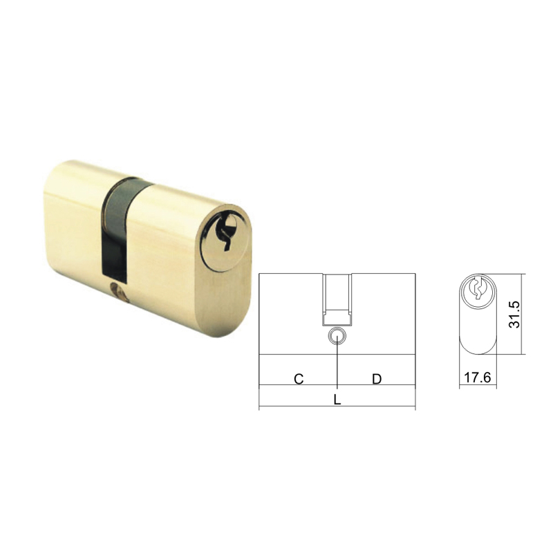 Oval profile cylinder