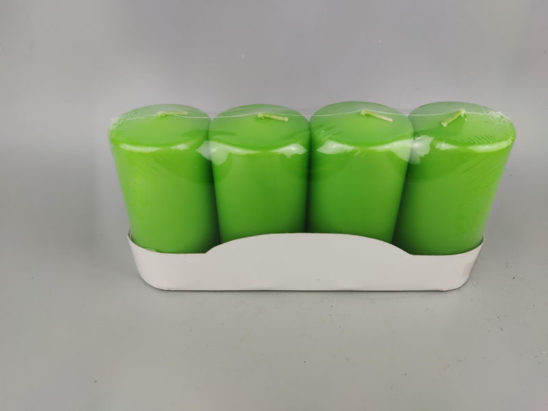 S/4 over-dipping pillar candles