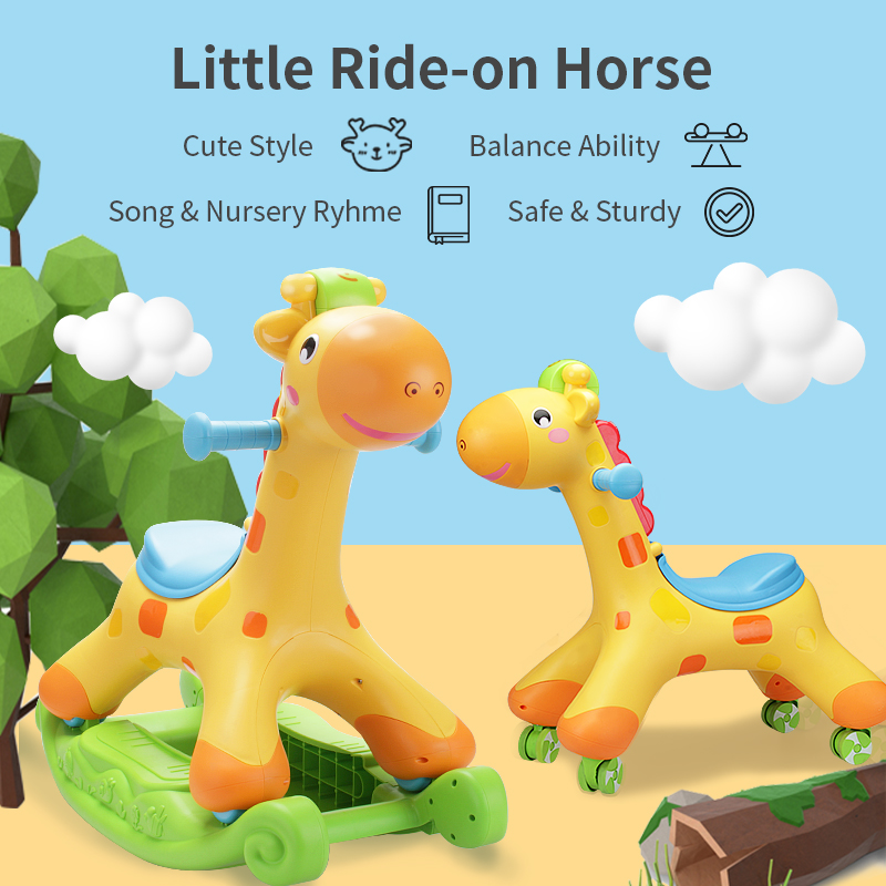 Rocker & Scoot Giraffe 2 in 1