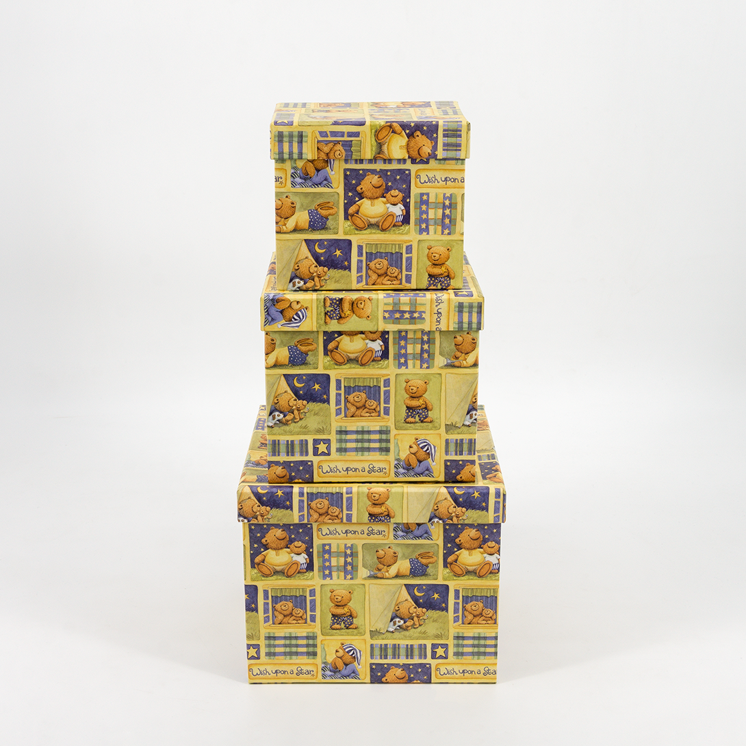 Square Storage Gift Box 3/Set