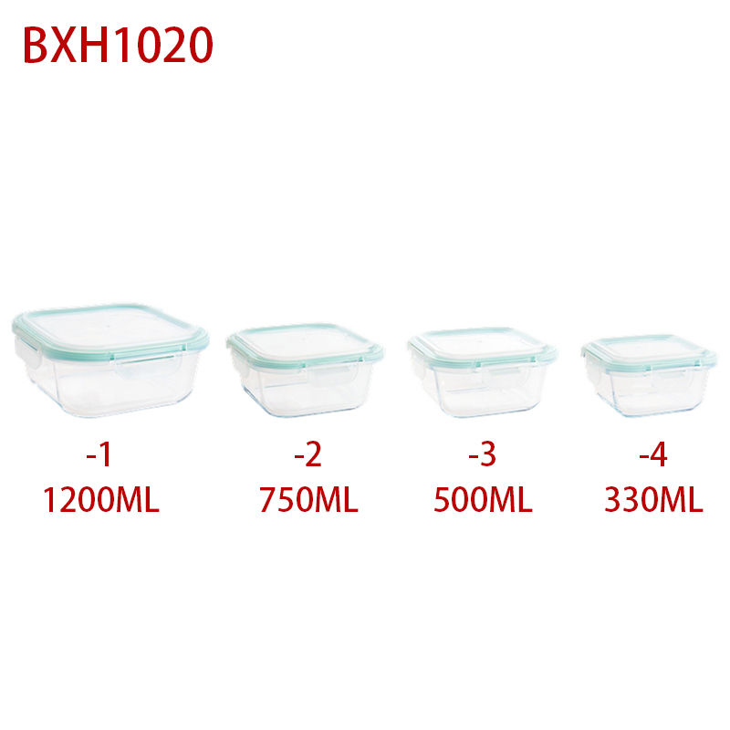 Crisper,Fresh keeping bowl,Glass storage bowl