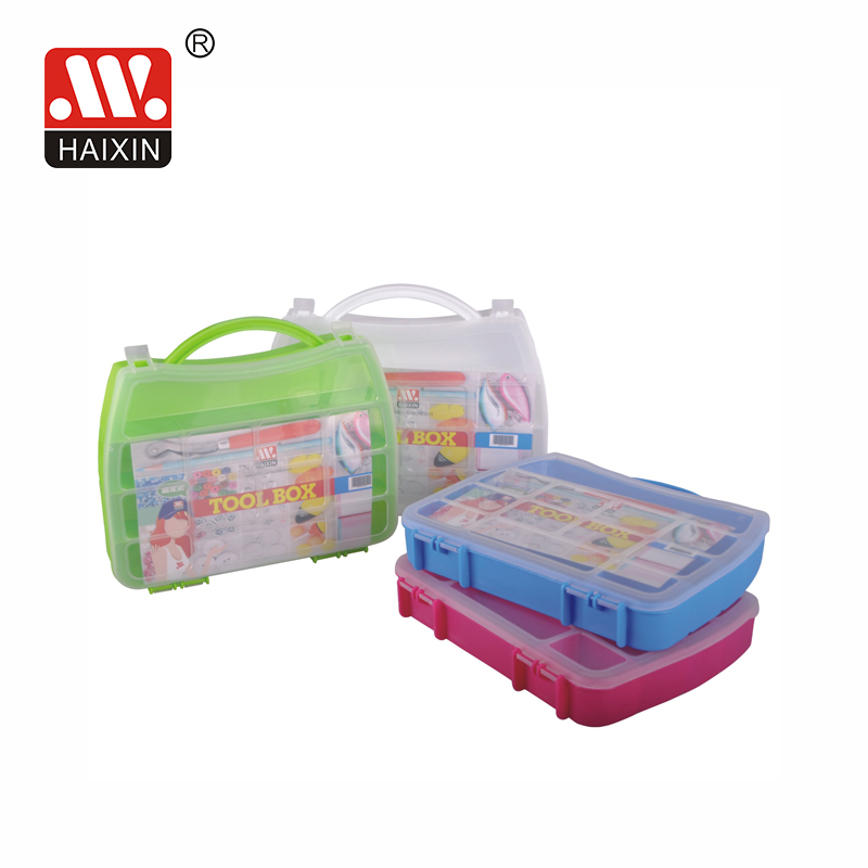 @haixing Factory direct plastic utility handy tool storage box with many compartments