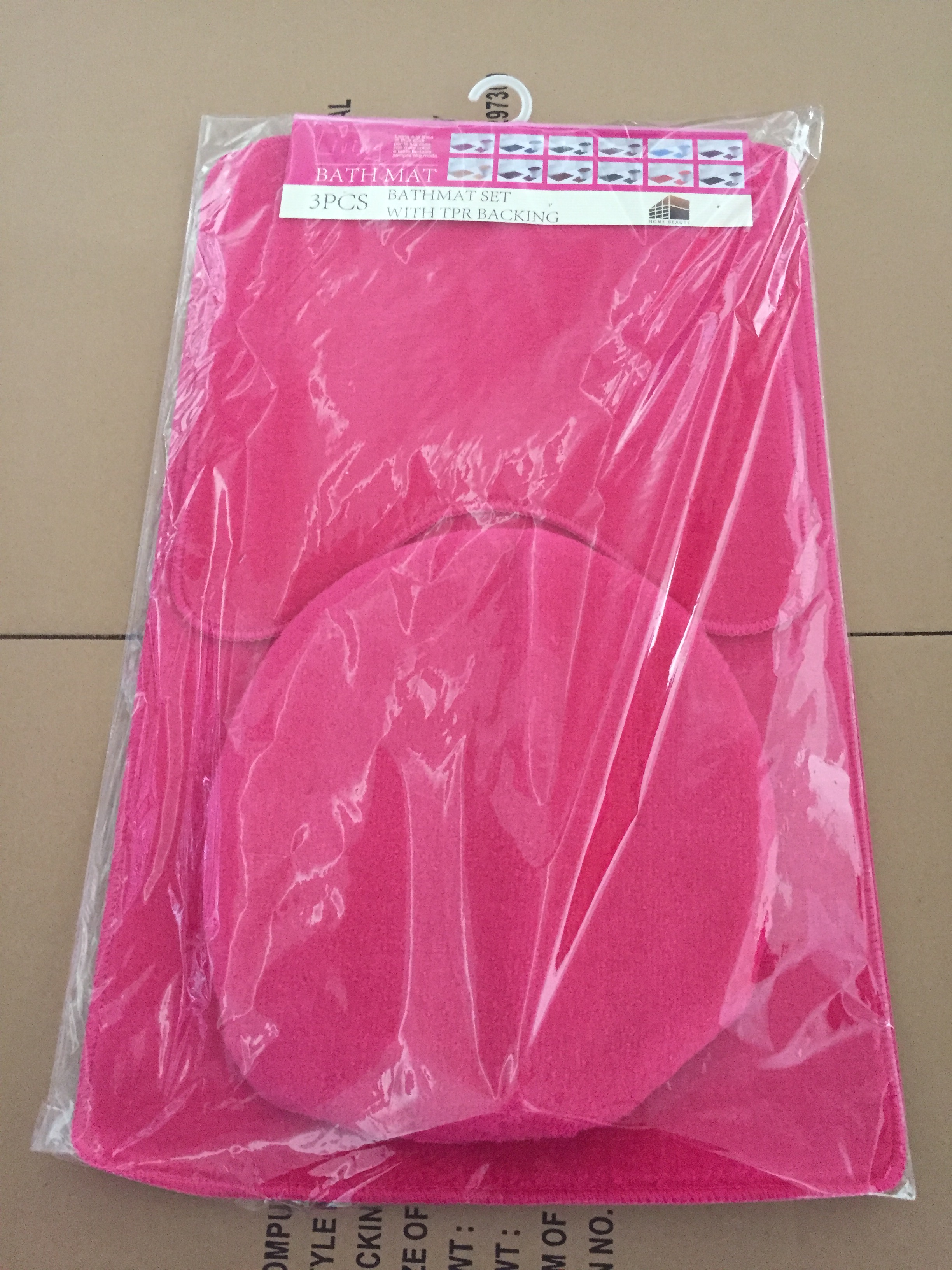 High quality Acrylic bath mat set, Home hotel fashion use bath rug, fashion bathtub bath non slip mat