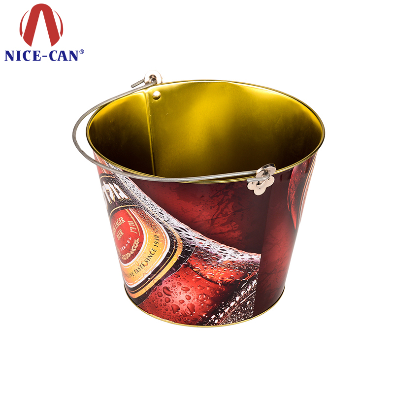 Wholesale Custom Metal Tin Aluminium Stainless Steel Ice Beer Bucket