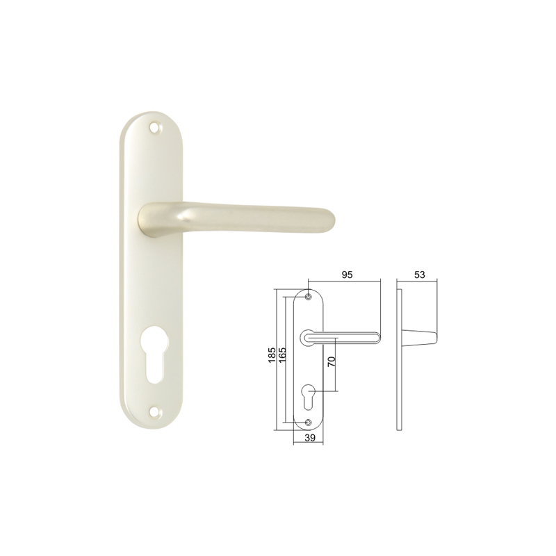 French door handle