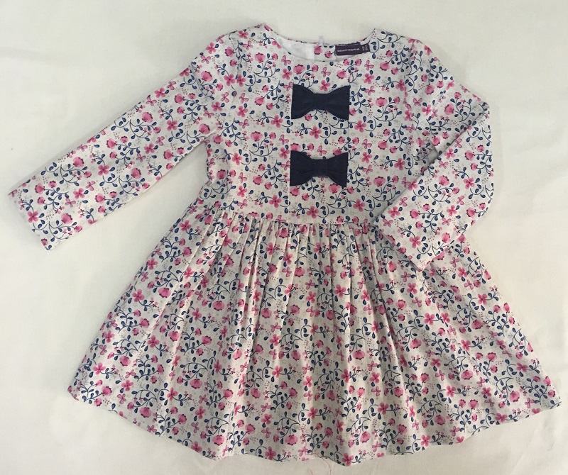 girl’s dress with AOP print