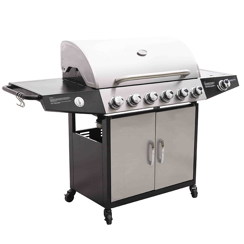 6+1 burner gas grill