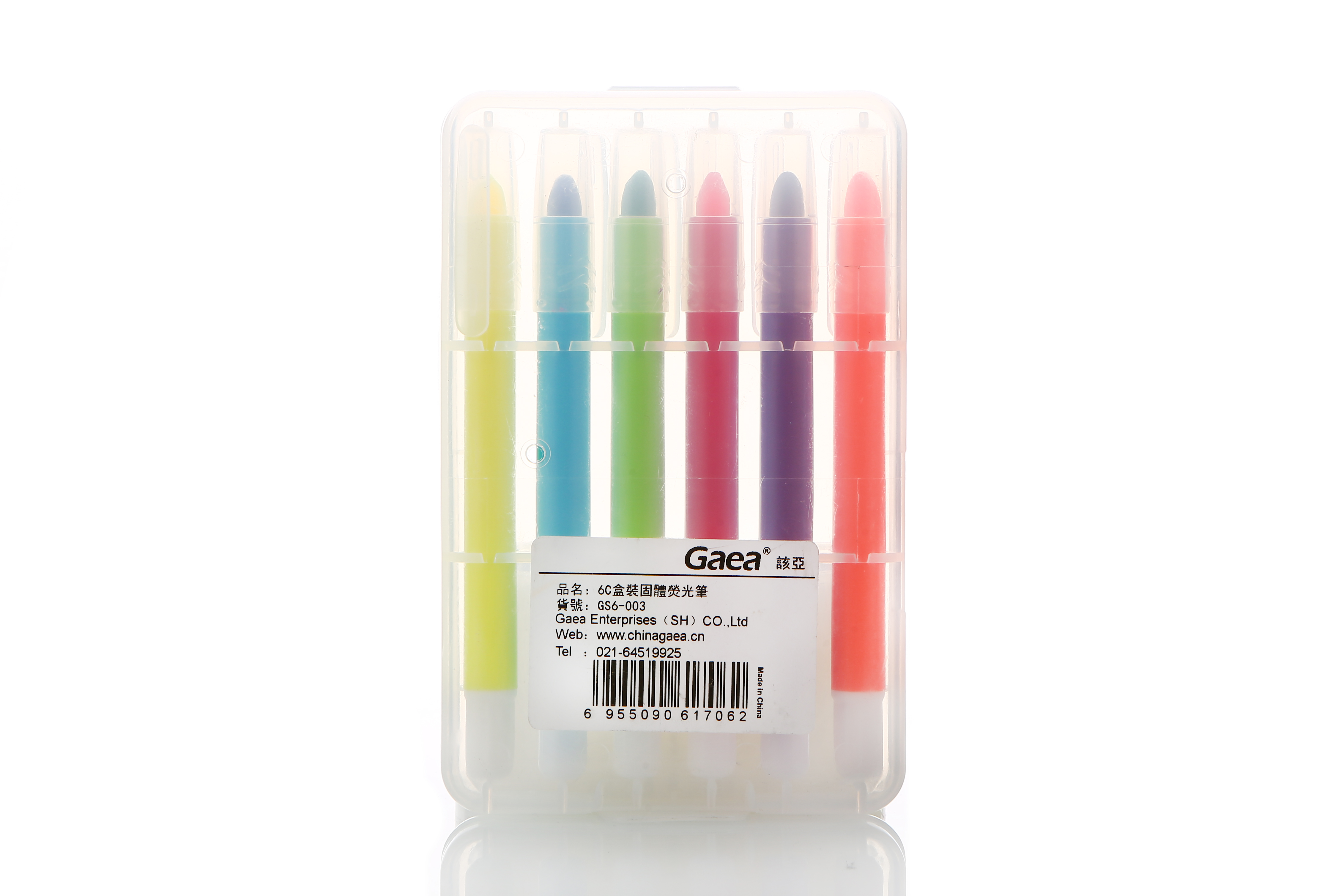 6color highlight crayon