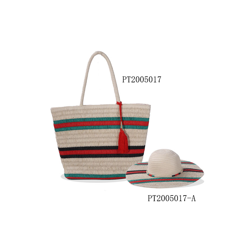 Straw Hat And Bag