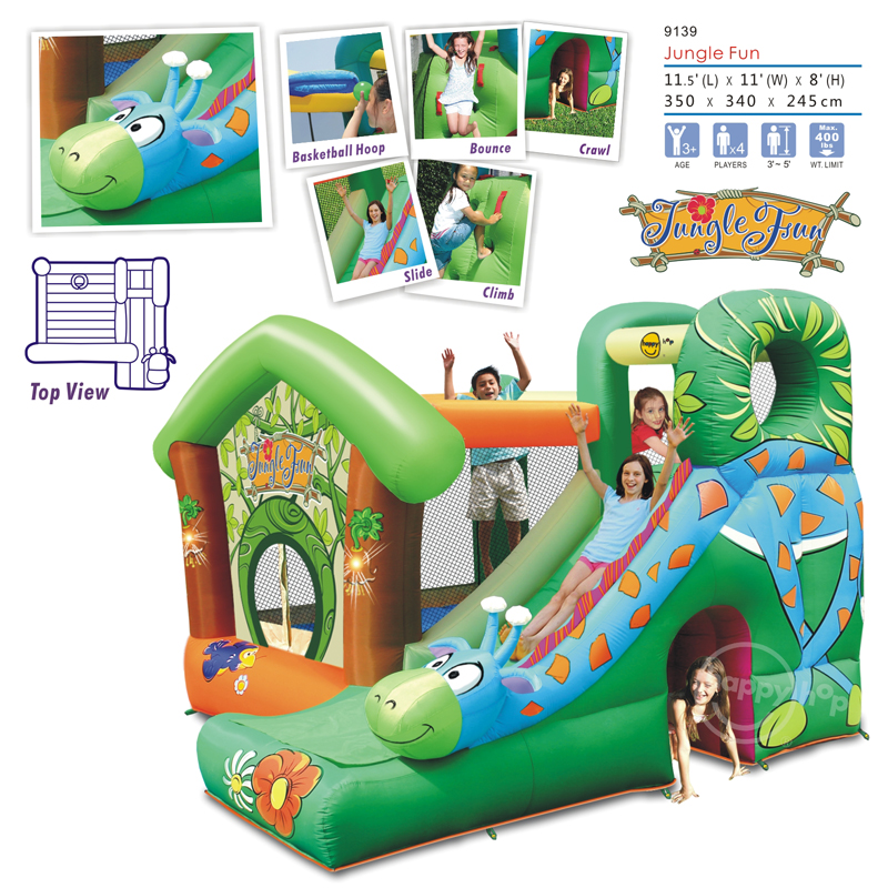 Happyhop Jungle Fun inflatable bouncer
