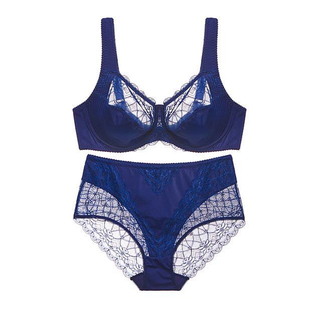 High quality sexy fancy lace bra panty set