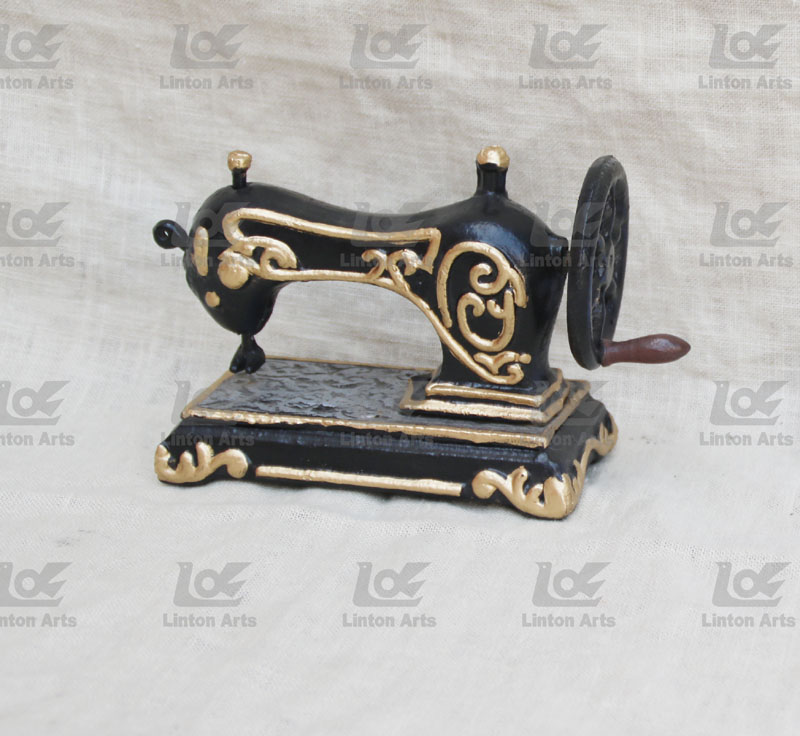 Cast iron sew machine decoration