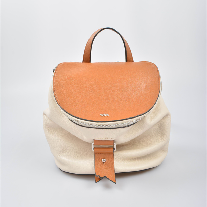 Leather backpack