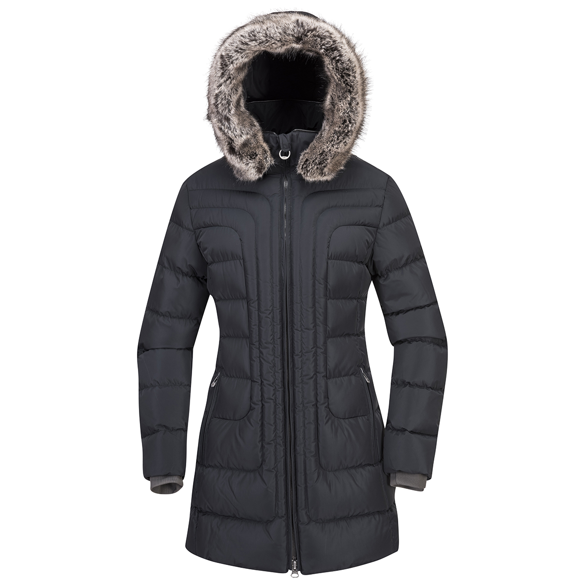 Ladies padded Jacket winter long Parka outdoor jacket