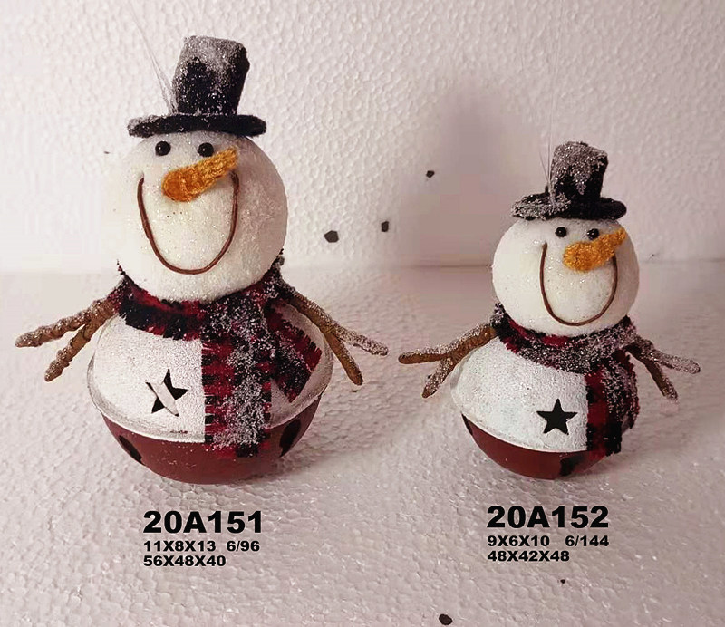 Christmas snowman ornament