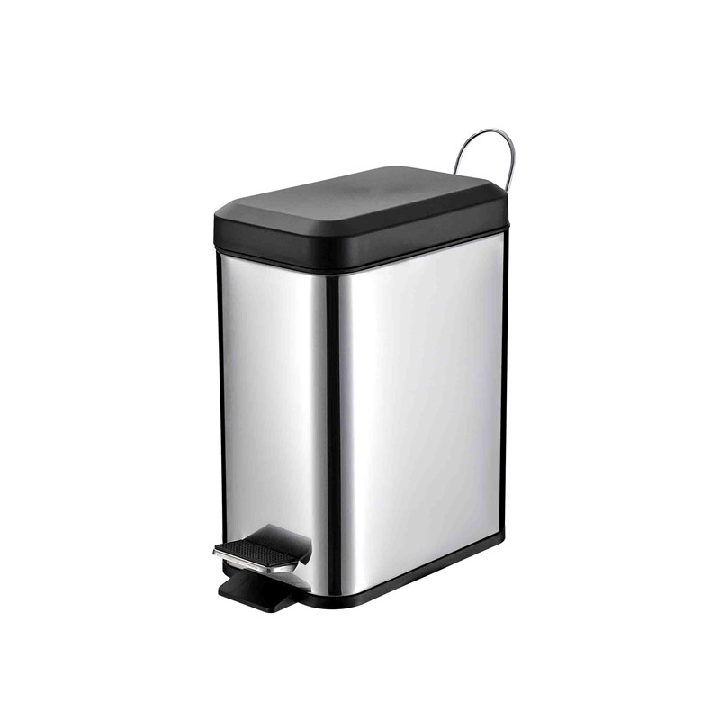 5L rectangle shape pedal bin