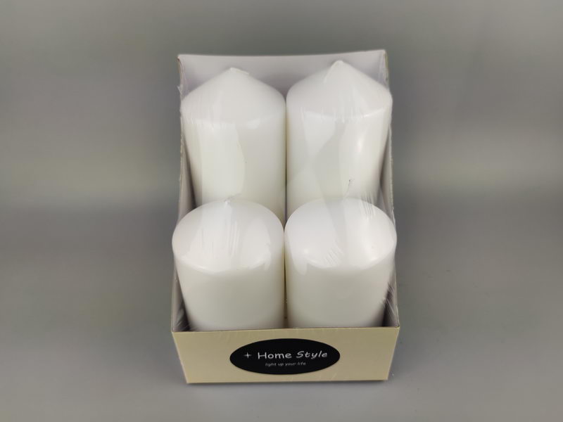 S/4 over-dipping pillar candles