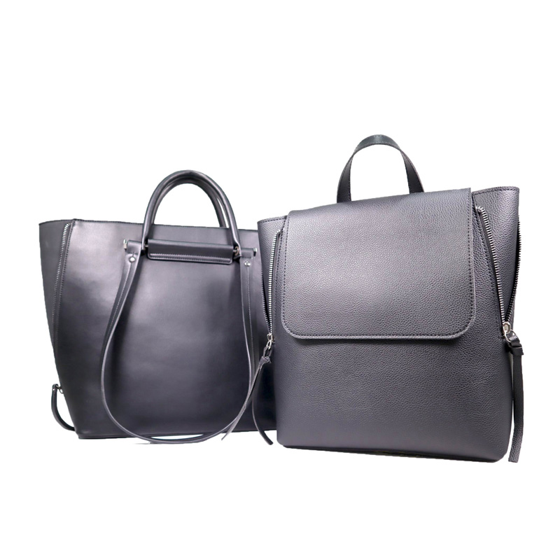 Zipper trim backpack