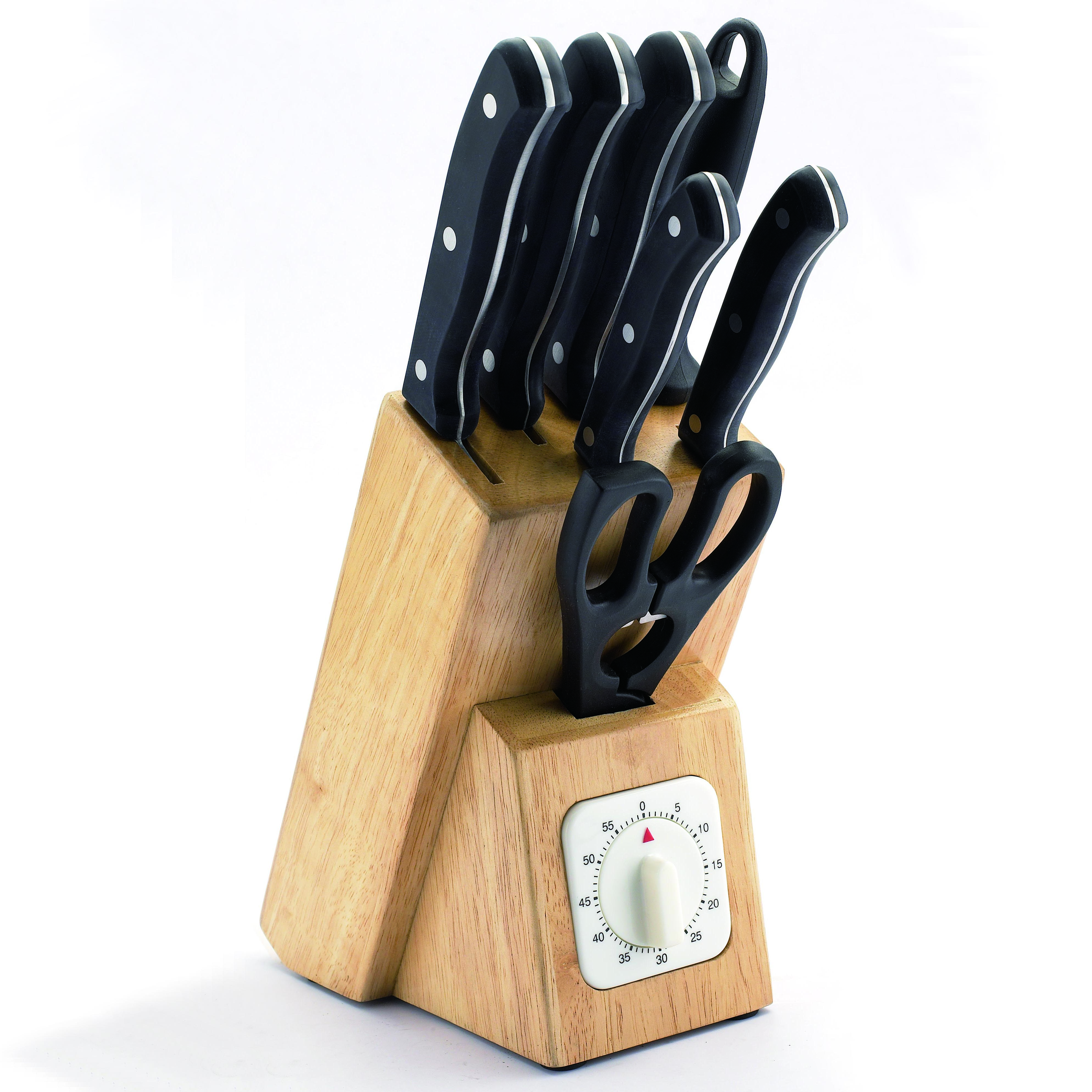 D10 8pcs POM handle kitchen knife set