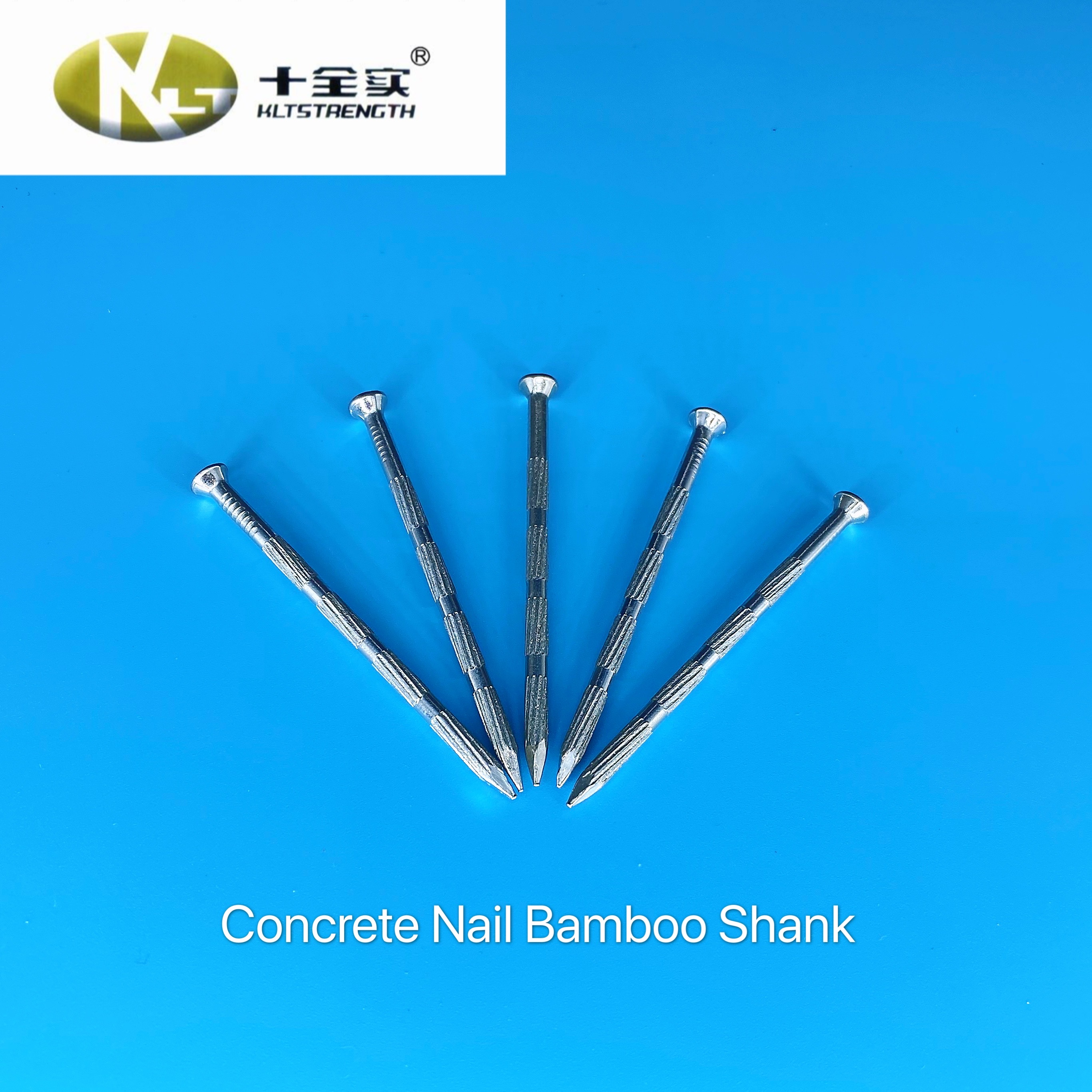 Concrete Nail with Bamboo Shank