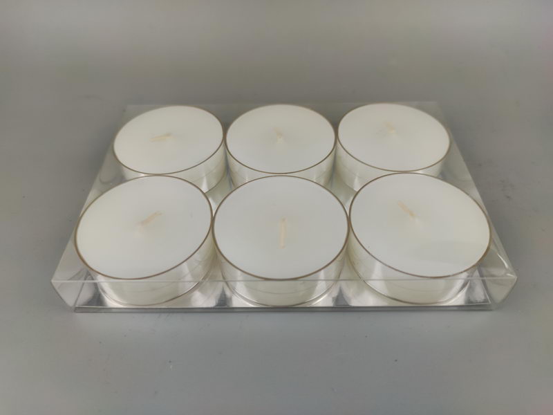 S/6 jumbo tealights in PC cup