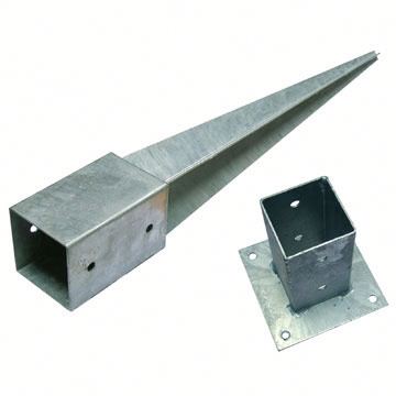 Hot dipped galv ground socket / Pole anchor for fence post