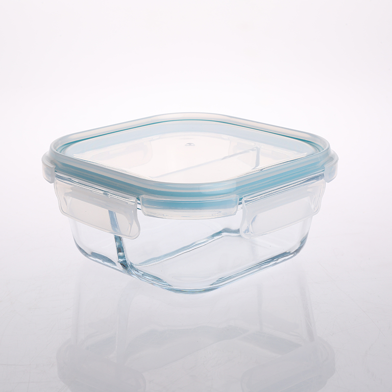Partition glass food container