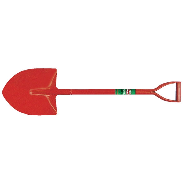 Metal handle shovel