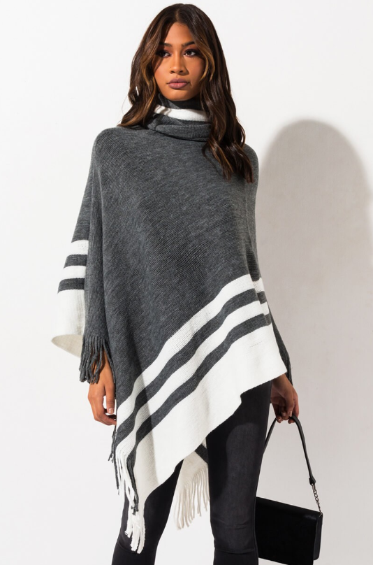 Turtleneck Poncho