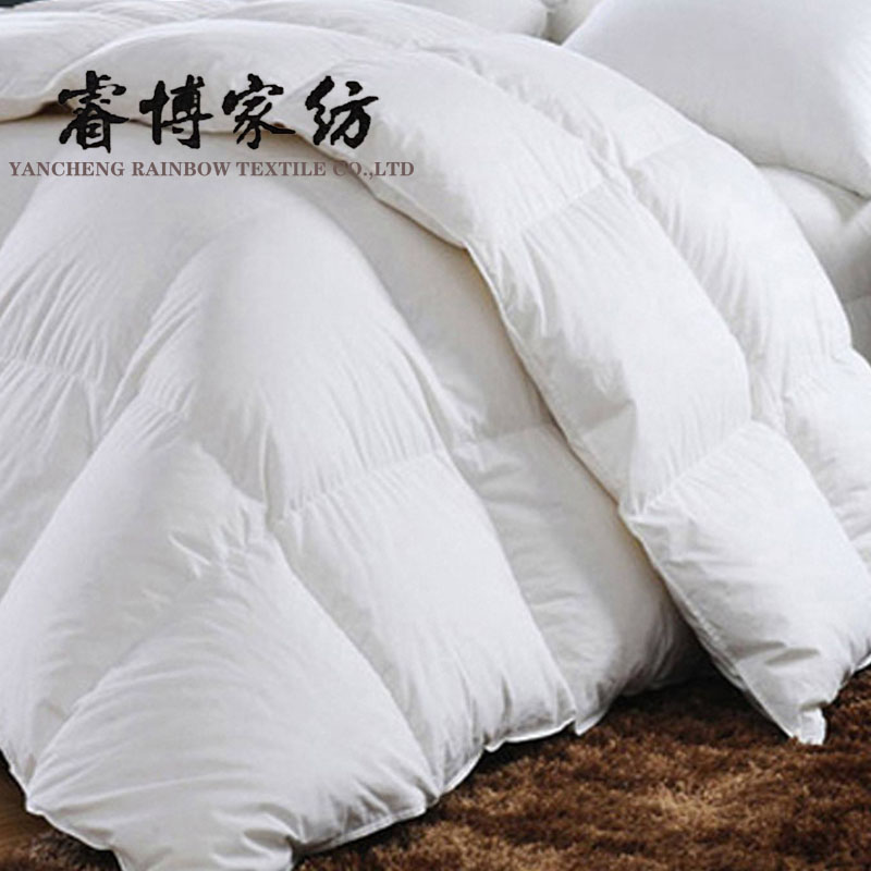 Super soft microfiber hotel home white down alternative comforter