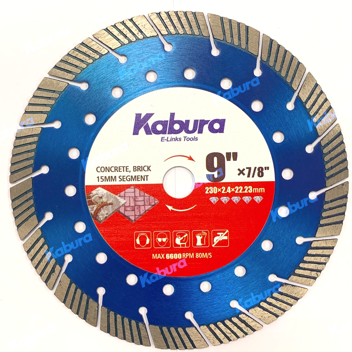 15mm turbo-segmented diamond blade