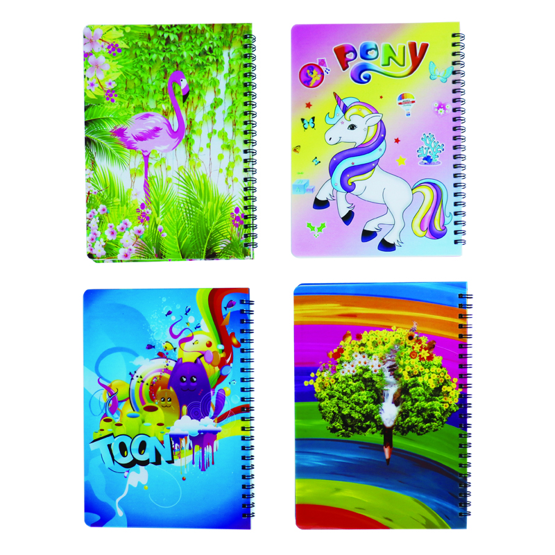 Clear Pp Spiral Notebook
