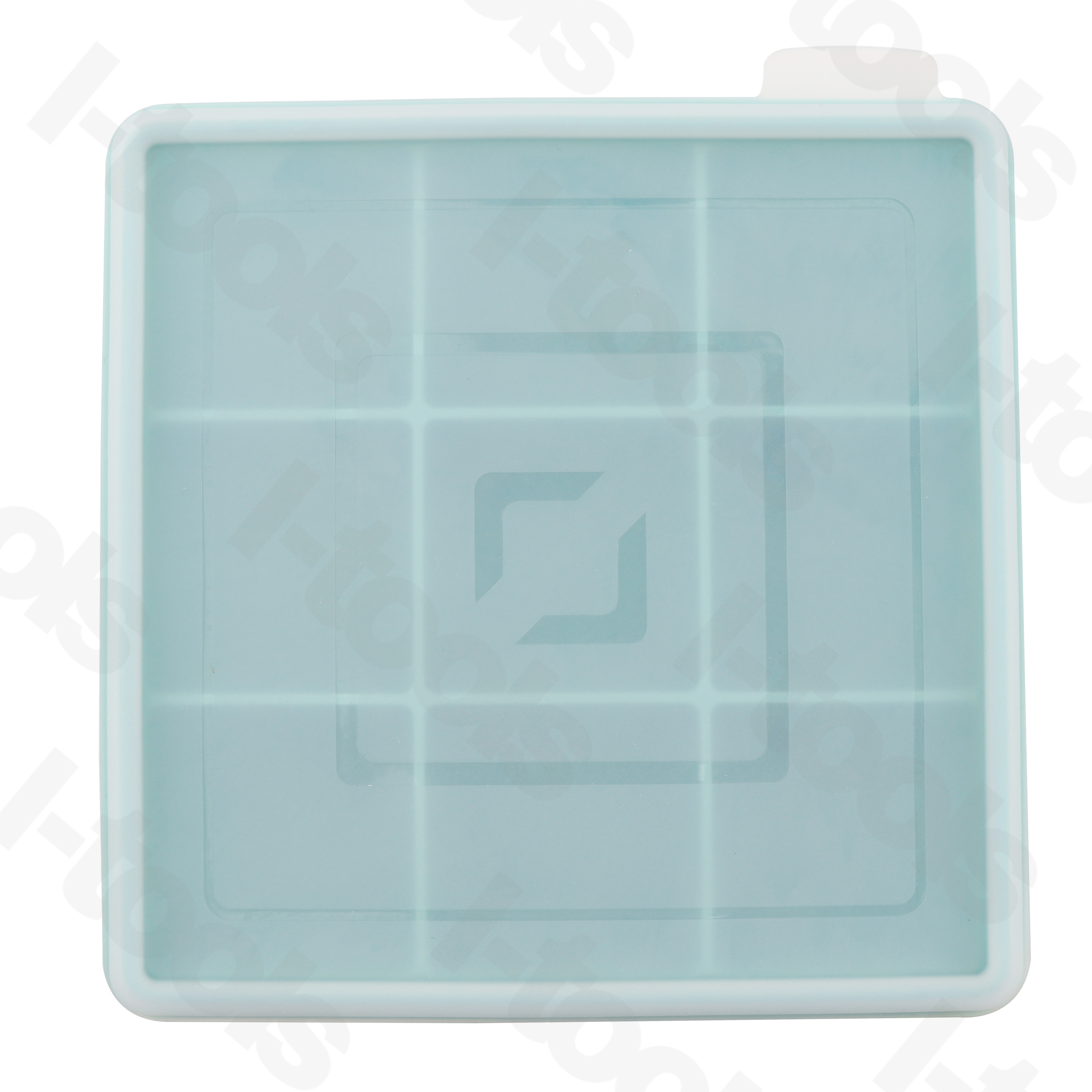 9 Cubes Silicone Ice Cube Tray With Lid