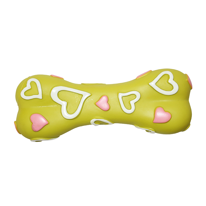 Vinyl toy Paw printed Bone Green