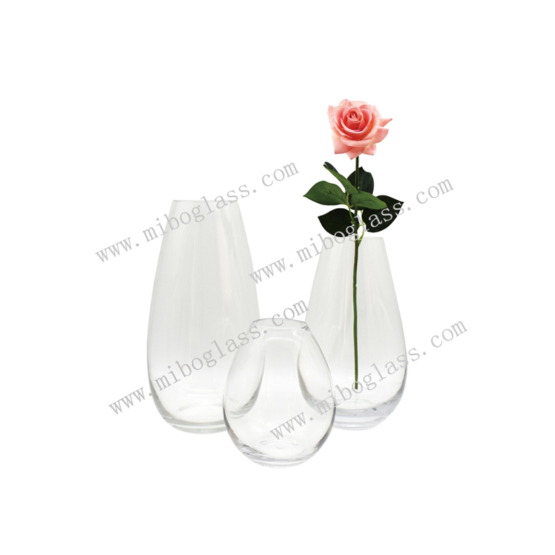 Glass vase ,handmade galss vase , embossed glass Vase,wholesale glass vase，set of 3 glass vase