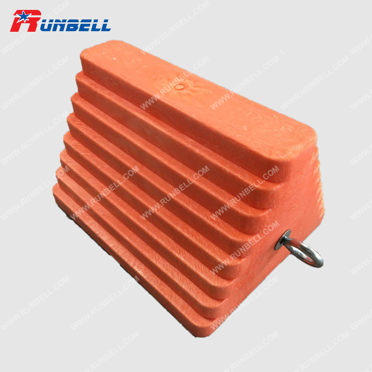 Orange Structural Poly Foam Chock