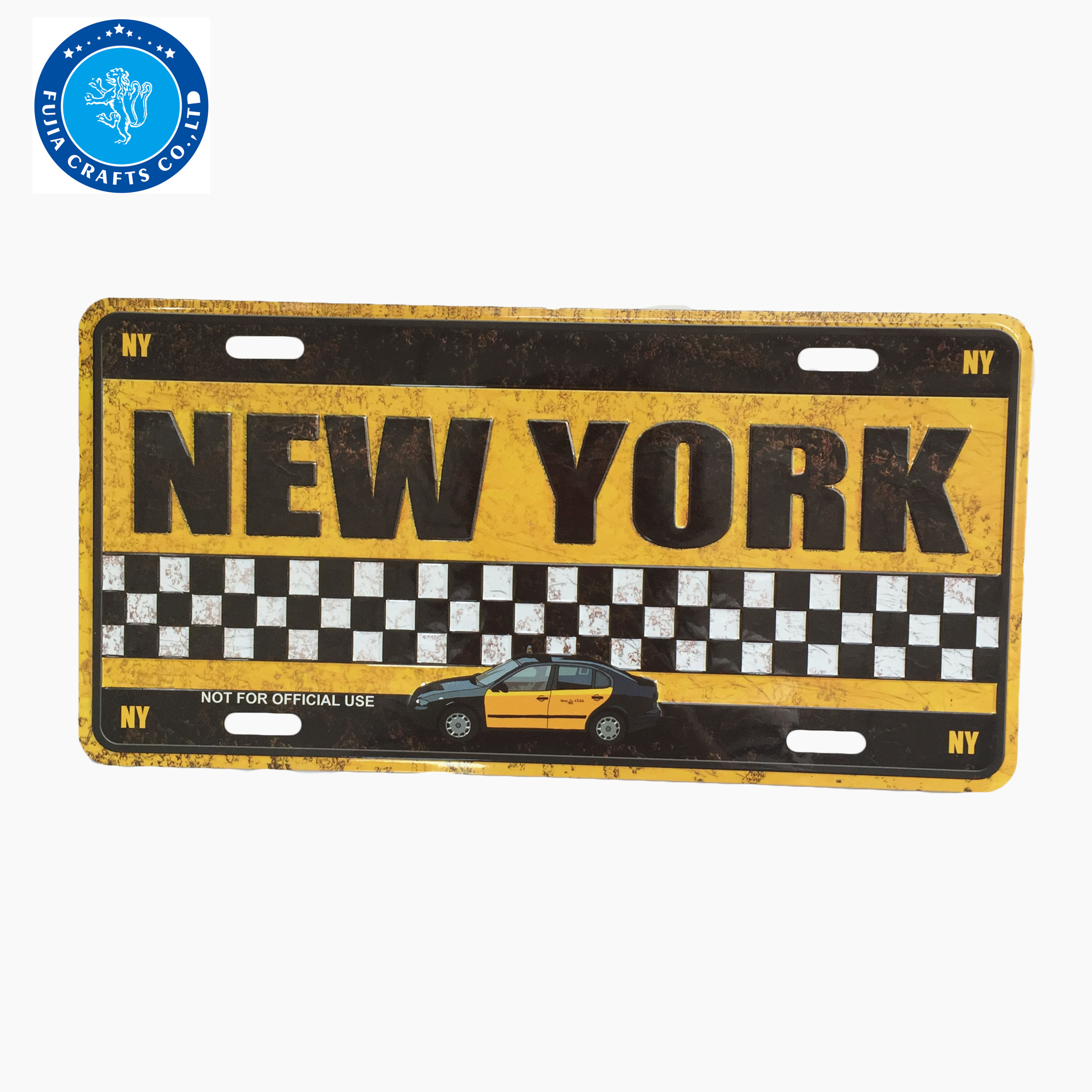 High Quality Customized Size New Custom Number Car License Plate