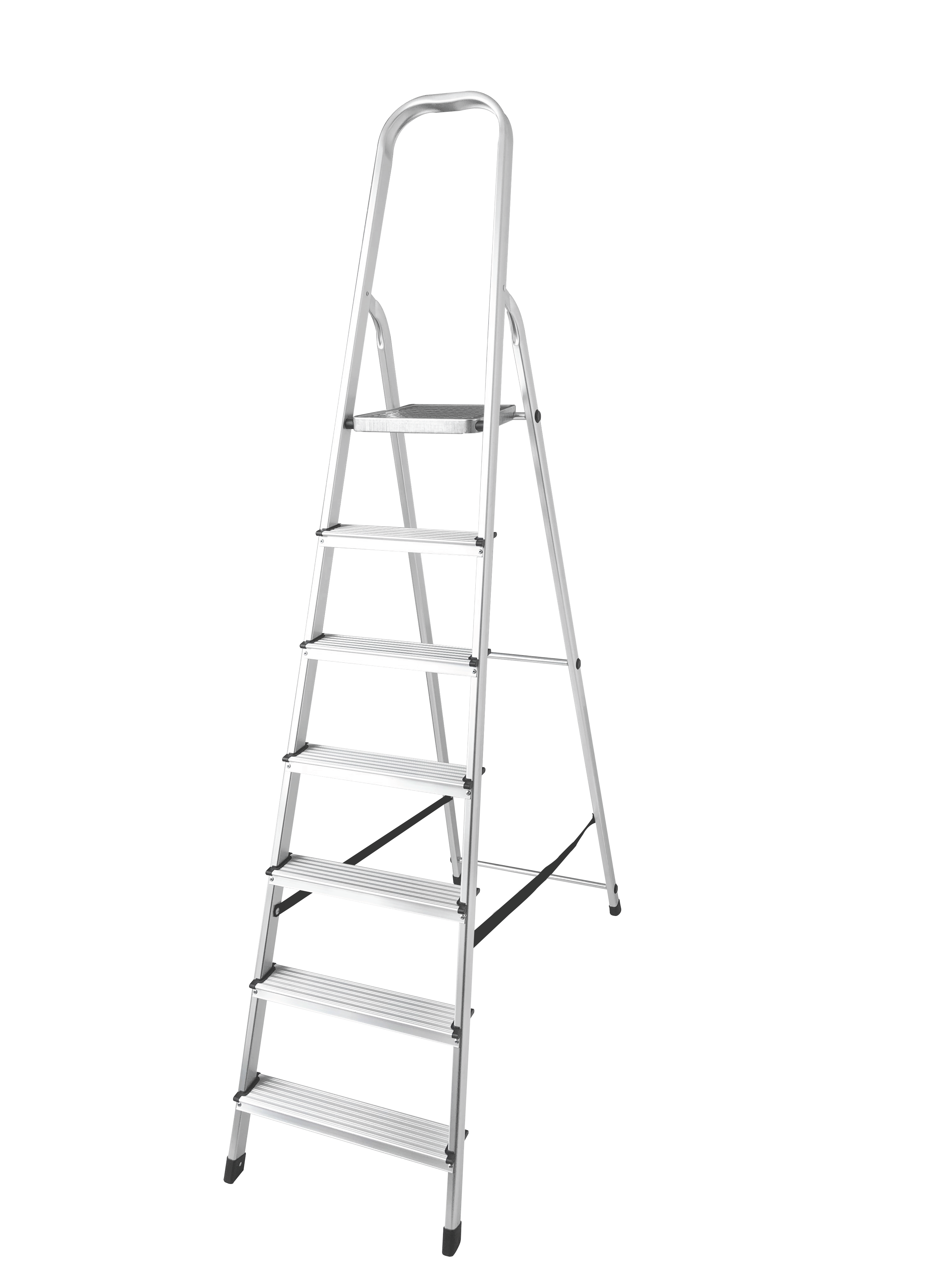 Aluminium 4 step household ladder