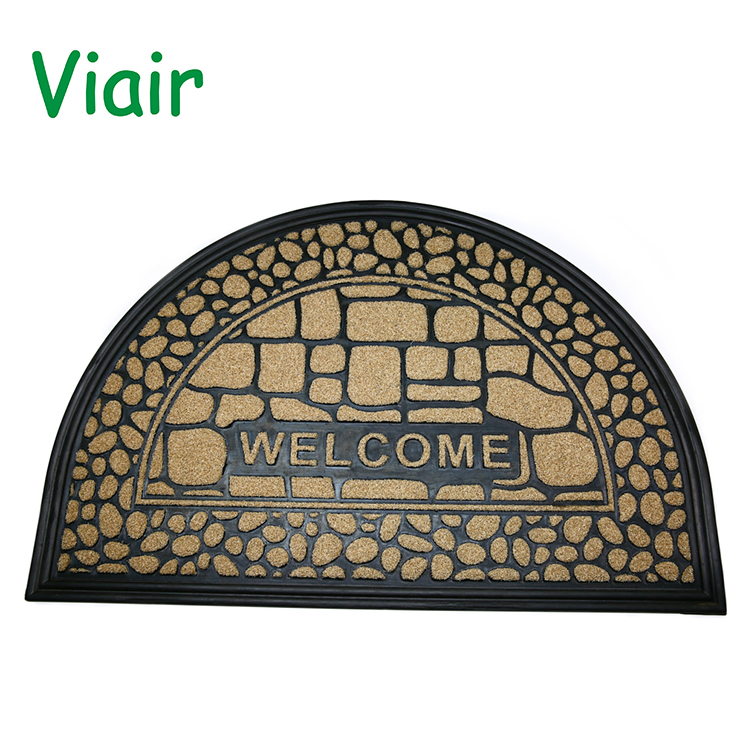 Waterproof and anti slide Outdoor Decorative Rubber Entry Mat