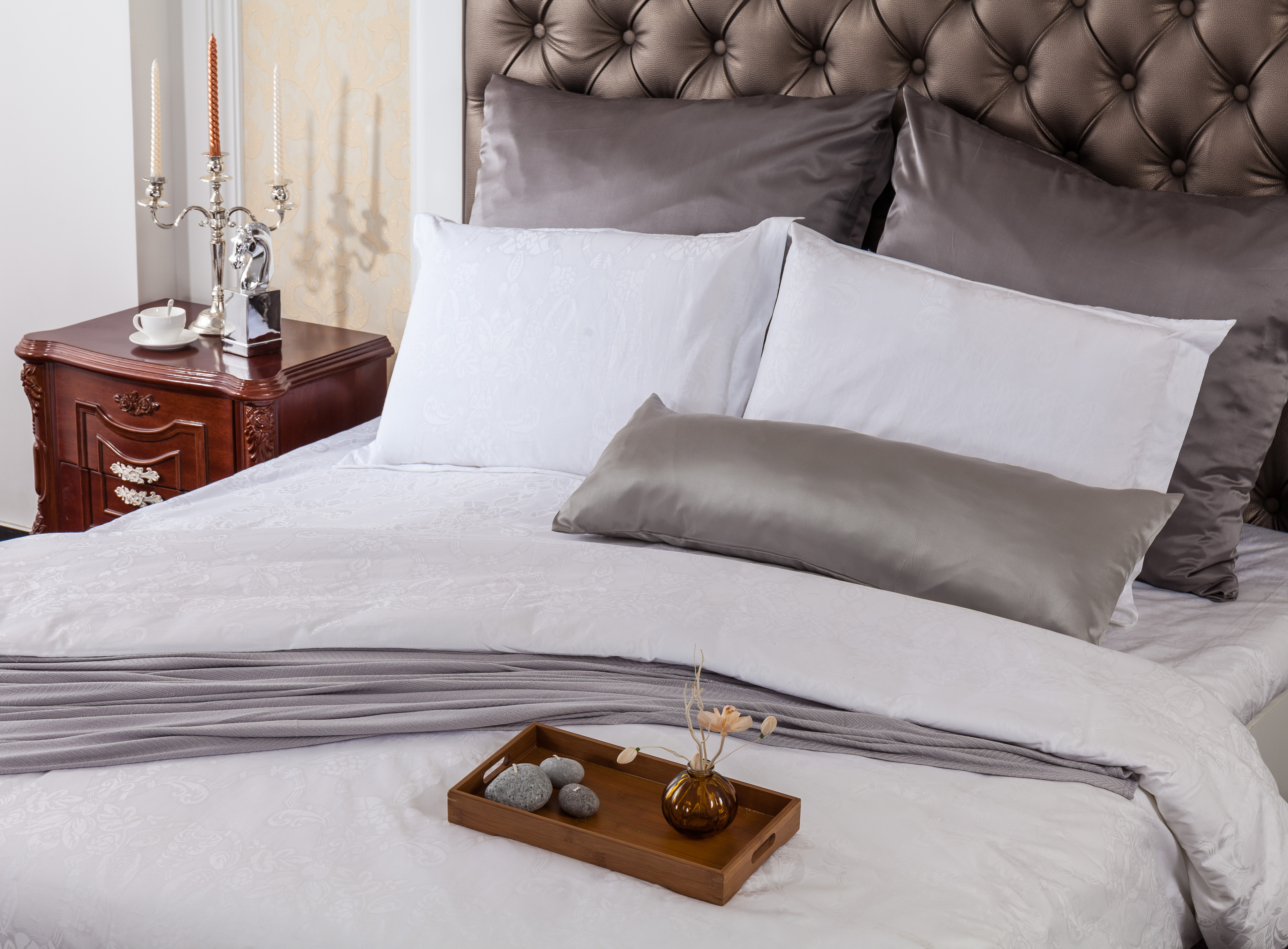 400TC 4 piece bed sheet sets