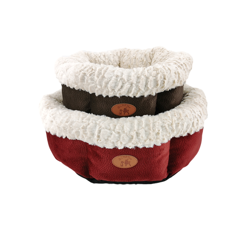 2020 new crocodile deep sleeping round pet bed