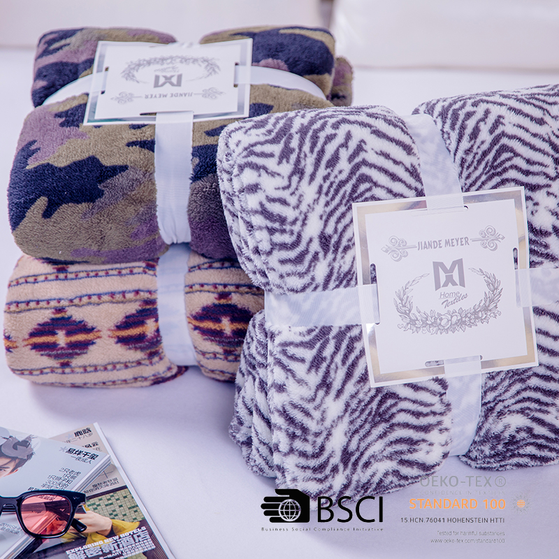 Printed Velvet Blanket