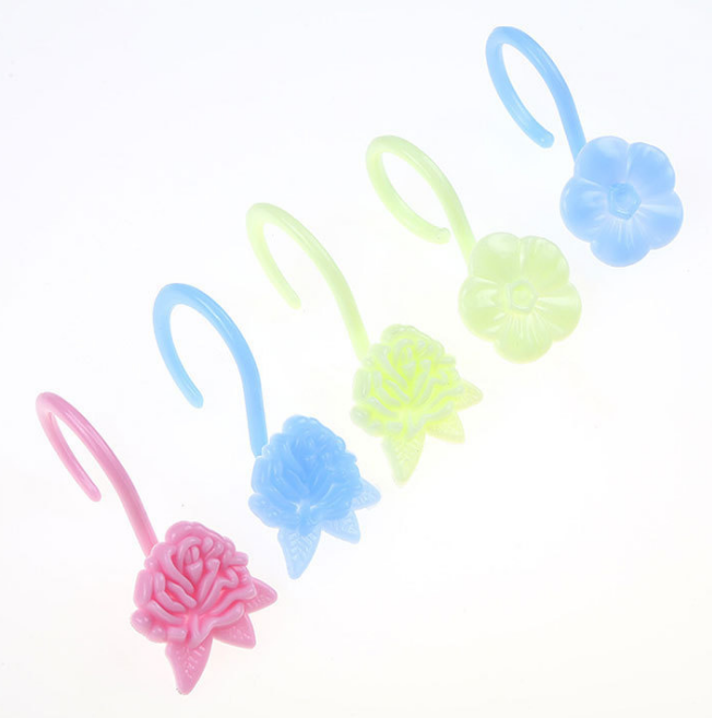 PP Molded Plastic Shower Hooks