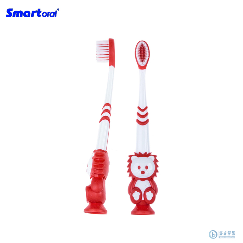 Lion Kids Toothbrush with Suction Cup