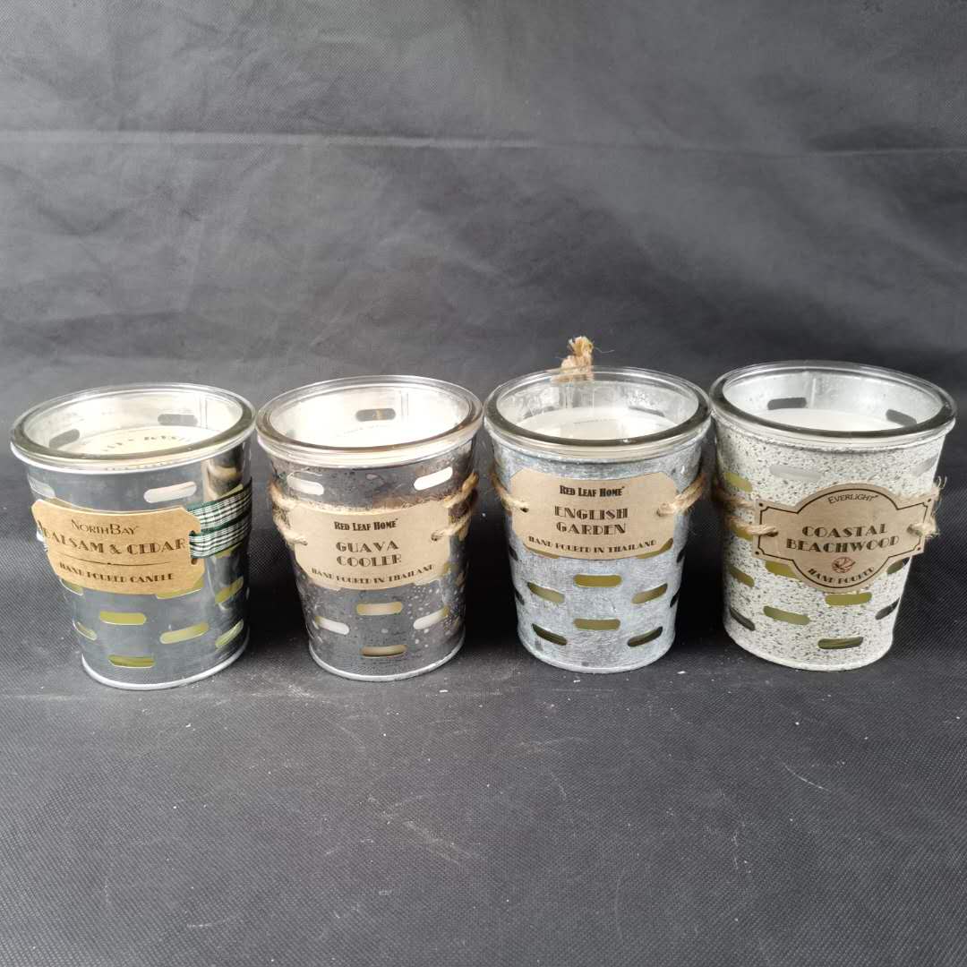 Olive bucket candles