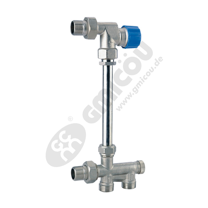 F-mode radiator valve with single-double side